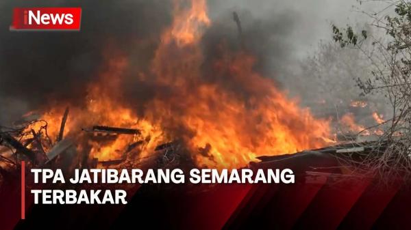 Angin Kencang Picu Kebakaran TPA Jatibarang Semarang Meluas