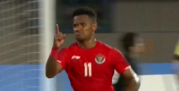 Timnas Indonesia U-24 menang 2-0 atas Kirgistan pada matchday pertama Grup F Asian Games 2022 cabang olahraga sepak bola, Selasa (19/9/2023) malam WIB. (Foto: Tangkapan Layar RCTI)