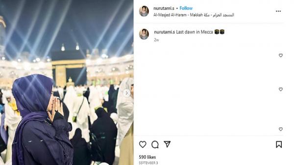 Selebgram Nur Utami Jaringan Narkoba Fredy Pratama Selebgram Nur Utami Jaringan Narkoba Fredy Pratama Ditangkap Usai Umrah (foto: Instagram/@nurutami.s)