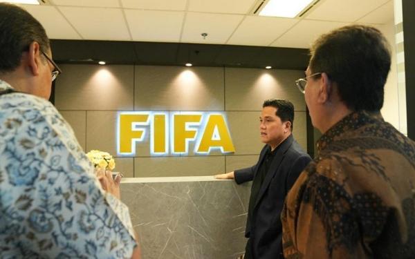 Sambangi Kantor FIFA Di Jakarta Erick Thohir Bahas Apa Saja