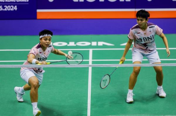 Cedera! Apriyani/Fadia Mundur di 16 Besar Bulu Tangkis Asian Games 2022