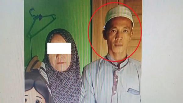 PENIPUAN BERAS TANAH LAUT1 Pria berinisial HRD (lingkaran merah) kabur bersama istri dan 2 anaknya, setelah menipu belasan pedagang beras dan meraup Rp709 juta. (FOTO: iNews/ZULKIFLI YUNUS)