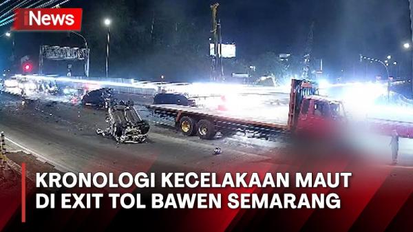 Kecelakaan Maut Di Exit Tol Bawen Semarang, Begini Kronologi Truk ...