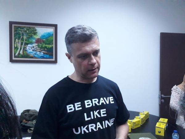 Salah satu penggagas proyek Museum Virtual War up Close, Oleksiy Syvak. (Foto: iNews.id/Ahmad Islamy Jamil)