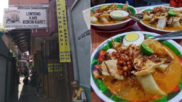 Lontong Kari Kebon Karet Bandung. (FOTO: istimewa)