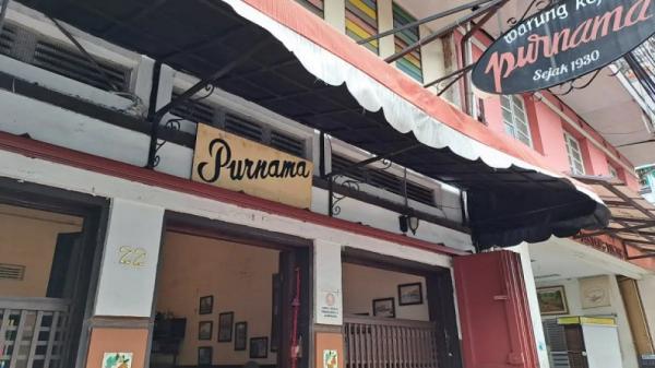 Warung Kopi Purnama, Jalan Alkateri. (FOTO: ANTARA)