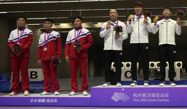 Momen Atlet Menembak Korut Tolak Foto Bersama dengan Korsel di Asian Games Setelah Kalah