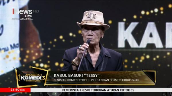 Tessy Raih Penghargaan Komedian Pengabdian Seumur Hidup di Anukom 2023: Saya Kaget Tak Menyangka