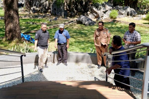 Tim STIS mengukur dan memetakan di beberapa titik lokasi pelaksanaan ASEAN High Level Forum (AHLF) on Disability-Inclusive Development and Partnership beyond 2025. (Foto: dok Kemensos)