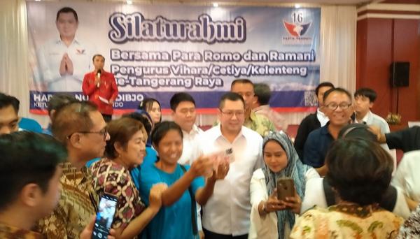 Hary Tanoesoedibjo Silaturahmi dengan 350 Pengurus Vihara di Tangerang