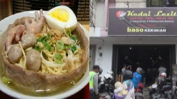 Baso beranak dalam sumur Kedai Lezit. (FOTO: ISTIMEWA)