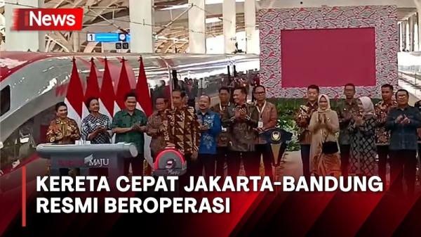 Pertama Di Asia Tenggara, Presiden Jokowi Resmikan Kereta Cepat Jakarta ...