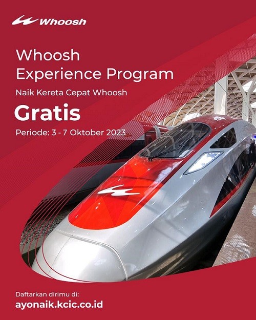 Pendaftaran Naik Kereta Cepat Jakarta-Bandung Gratis Resmi Dibuka, Situs ayonaik.kcic.co.id Error