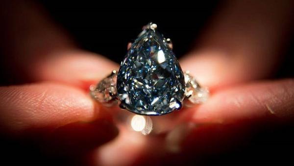 The Winston Blue Diamond Ring