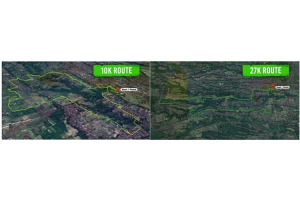 Route ZINC TRAIL RUN. Dengan tagline Dare You To Be More, Zinc Trail Run ingin menantang runners untuk dapat menaklukkan tantangan dengan rute lebih jauh. (Foto: dok Zinc Shampoo)