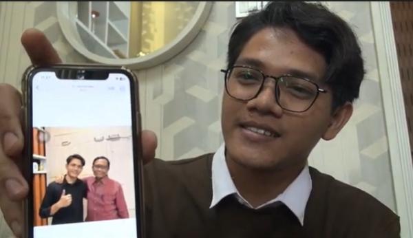 Keluarga Mahfud MD Keponakan Mahfud MD, Zakaria Wanda. (Rahmat Ilyasan).