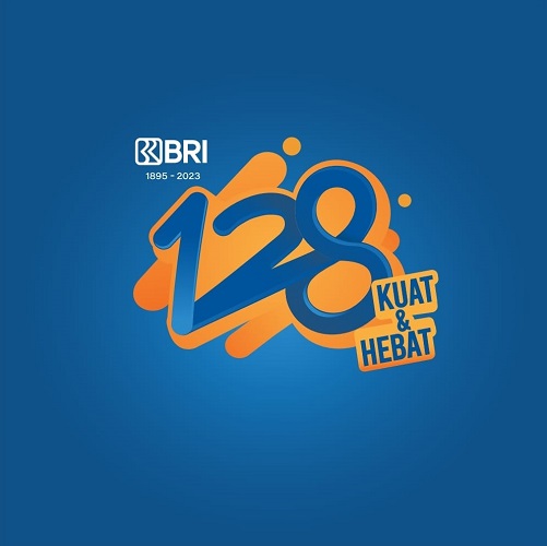 Logo HUT ke-128 BRI. (Foto: dok BRI)