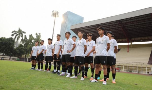Timnas Indonesia U-17 Para pemain Timnas Indonesia U-17 fokus meningkatkan performa jelang Piala Dunia U-17 2023. (Foto: PSSI)