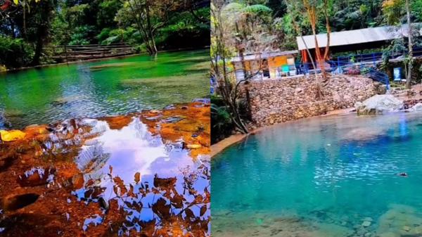 LEMBAH TEPUS BOGOR1 Air bersih, jernih, sejuk, dan segar, itu lah daya tarik Lembah Tepus. (FOTO: istimewa/INSTAGRAM)