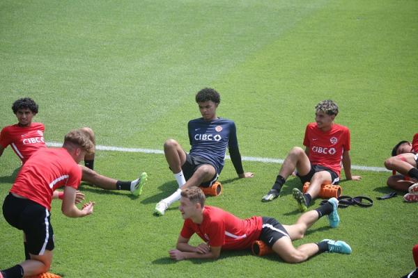 Timnas Kanada U-17 menjadi salah satu tim yang menikmati fasilitas Bali United Training Center. (Foto: LOC)