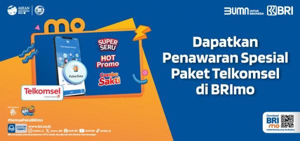 Paket data Spesial UntukMo di super app BRImo. (Foto: dok BRI)