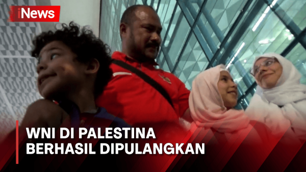 Tiba di Bandara Soetta, Satu Keluarga WNI di Palestina Berhasil Dipulangkan