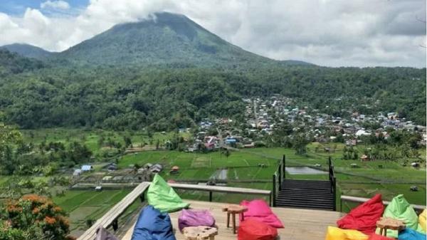 Tempat wisata lagi tren di Tomohon salah satunya Puncak Kai Santi. (Foto: Pemkot Tomohon
