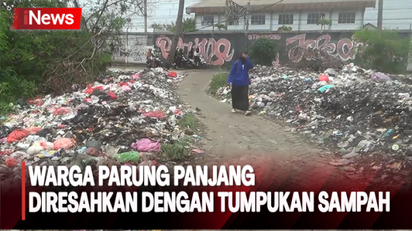 Warga Parung Panjang Diresahkan Dengan Tumpukan Sampah Di Bahu Jalan 3133