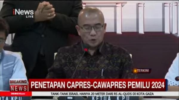 Pengundian Nomor Urut Capres-Cawapres Besok di Kantor KPU, Diawali Gala Dinner