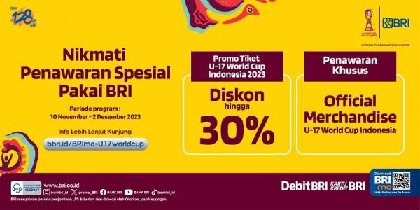 Penawarasan spesial BRI di gelaran FIFA U-17 World Cup 2023TM. (Foto: dok BRI)