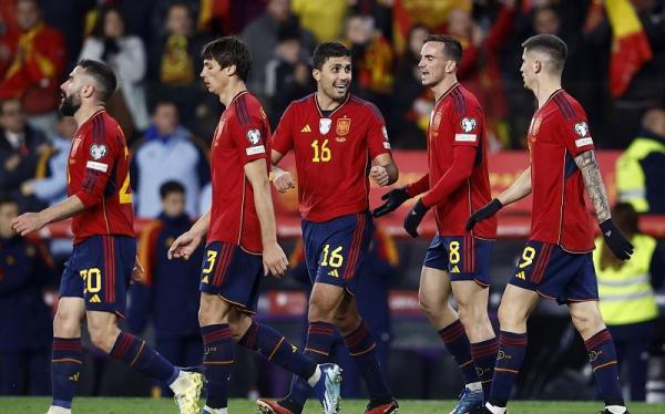 Hasil Kualifikasi Euro 2024 Semalam: Spanyol Hajar Georgia, Portugal Bekuk Islandia