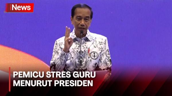 Presiden Jokowi Singgung 3 Hal Pemicu Stres Guru dalam Pidato HGN 2023