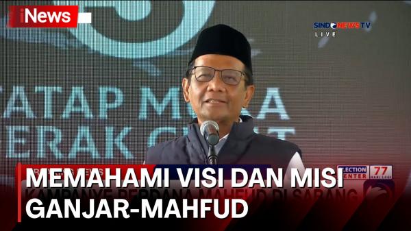 Wujudkan Indonesia Unggul, Ini Visi Dan Misi Pasangan Ganjar-Mahfud