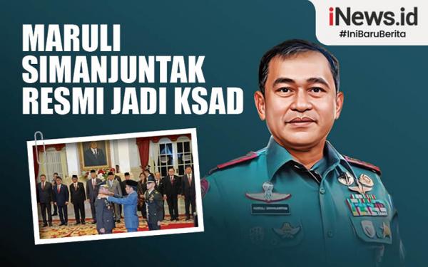 Infografis Maruli Simanjuntak Resmi Jadi KSAD