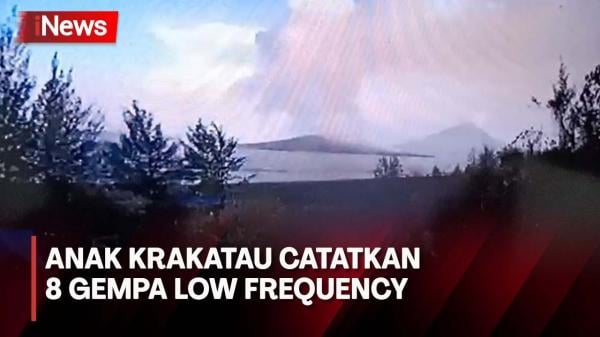 Gunung Anak Krakatau Erupsi, Catatkan 8 Kali Gempa Low Frequency