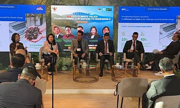 Paviliun Indonesia tem Indonesia’s Climate Actions Paviliun Indonesia mengangkat tema Indonesia’s Climate Actions: Inspiring The World. (Foto: dok Astra)