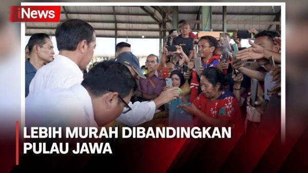 Cek Harga Kebutuhan Pokok, Jokowi Kunjungi Pasar Danga Di NTT