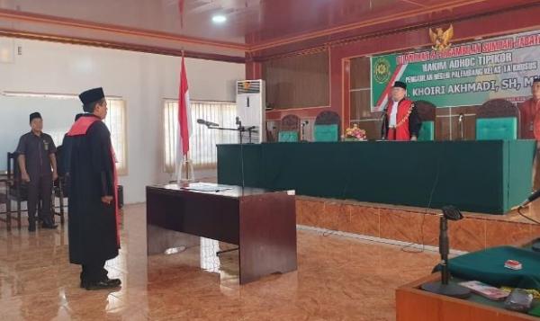 Mantan Jurnalis MNC Group Khoiri Akhmadi dilantik sebagai hakim ad hoc Pengadilan Tipikor.