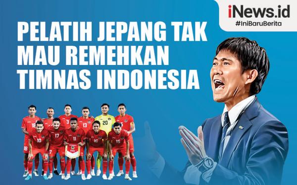 Infografis Pelatih Jepang Tak Mau Remehkan Timnas Indonesia