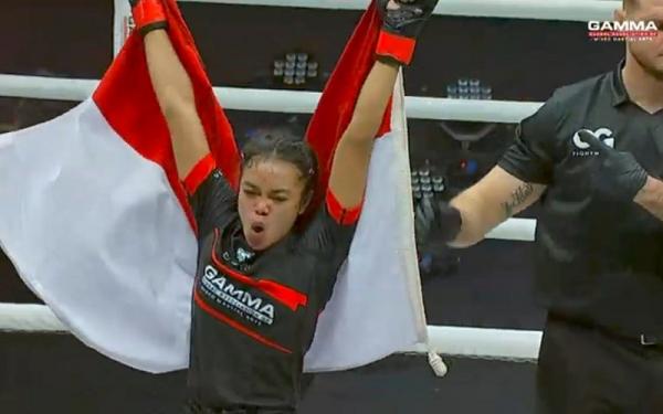 Viona Amallia Adinda Putri Jadi Juara Dunia di GAMMA World MMA Championships 2023
