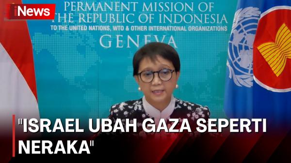 Menlu Retno Marsudi: Israel Ubah Gaza Jadi Seperti Neraka 