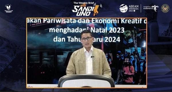 Pergerakan Wisatawan Libur Nataru Naik, Sandiaga Uno: Harus Manfaatkan dengan Baik!