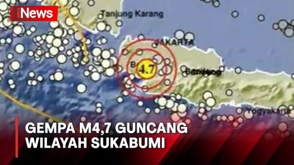 Breaking News Gempa M4 7 Guncang Sukabumi Getaran Terasa Hingga Depok