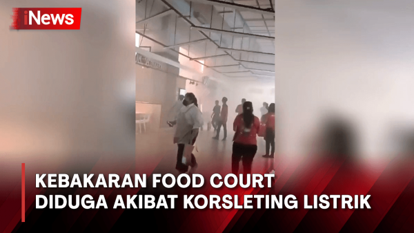 Kebakaran di Area Food Court Lippo Mall Puri Diduga akibat Korsleting Listrik