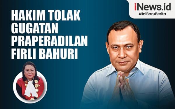 Infografis Hakim Tolak Gugatan Praperadilan Firli Bahuri