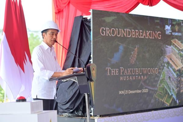 Presiden Jokowi Groundbreaking Apartemen Berkonsep Hijau Di IKN Senilai ...