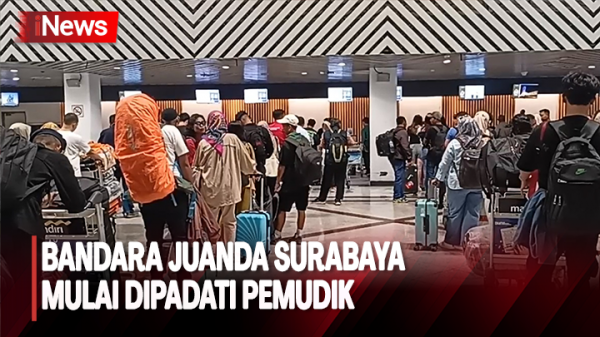 Jelang Natal dan Tahun Baru, Bandara Juanda Surabaya Mulai Dipadati Pemudik