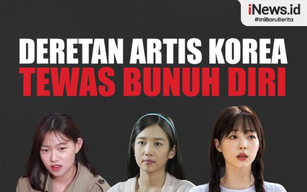 Infografis Deretan Artis Korea Tewas Bunuh Diri