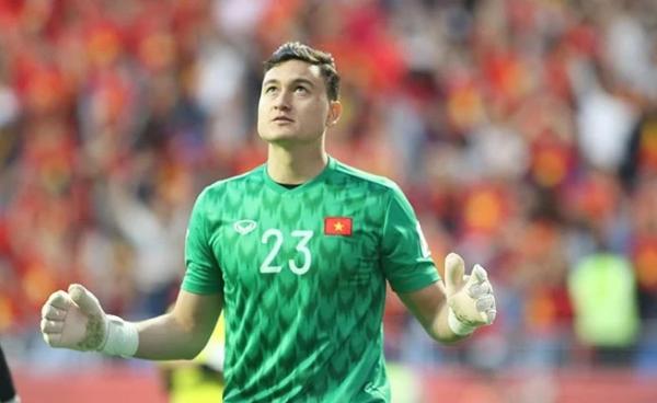 Kiper utama Timnas Vietnam, Dang Van Lam. (Foto: VTC News)