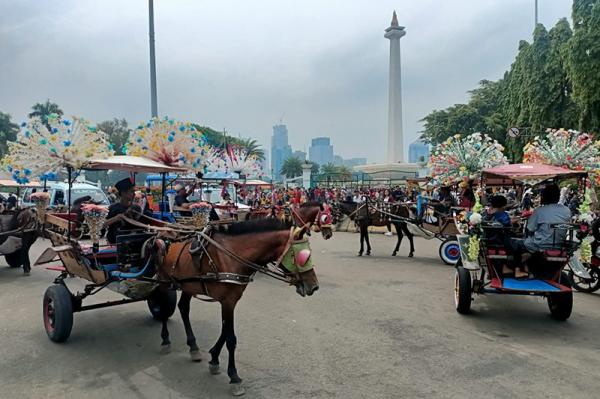 Acara nobar timnas di Monas (dok. Pemprov DKI)